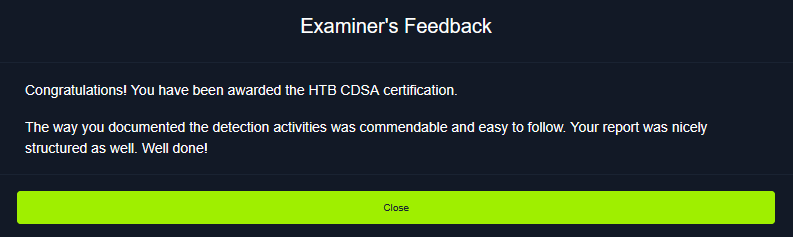 Michał Soltysik - HTB CDSA Exam Feedback from HTB Academy